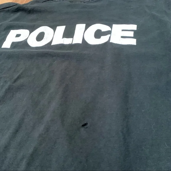 Vintage 1994 Pearl Jam W.M.A. Police Vitalogy Concert T-Shirt Single Stitch Tee - Picture 5 of 7